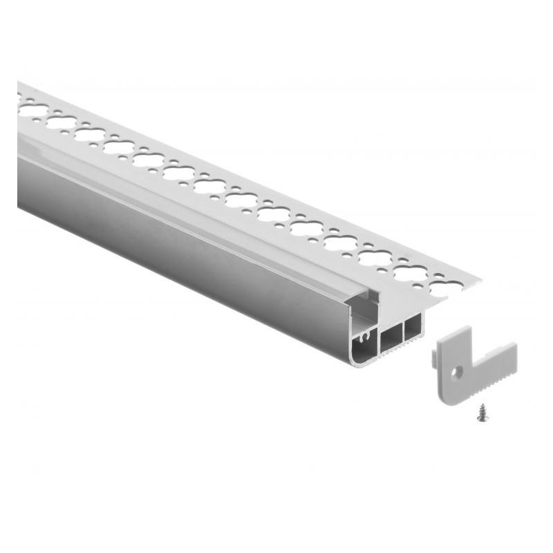 Al profil kutni za LED traku ALP-6826 za stepenicu 2m + frost pokrov X-LIGHT Cijena