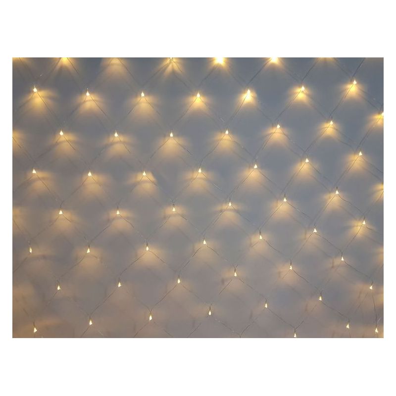 Dekorativna mreža s 200 LED lampica topla bijela 2x3m 10W X-LIGHT