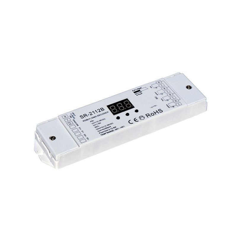 LED DMX dekoder 12-36V ulaz, 4x350mA izlaz, konstantna struja X-LIGHT Cijena