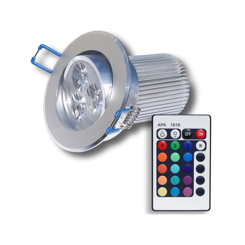 Ugradbena LED lampa RGB 3x3W IR daljinskim X-LIGHT Cijena