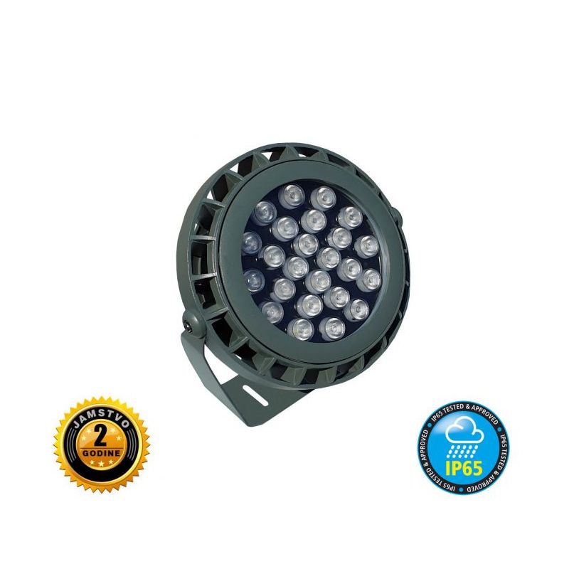 Vanjska LED lampa 24W okrugla IP-65 hladna bijela X-LIGHT Cijena