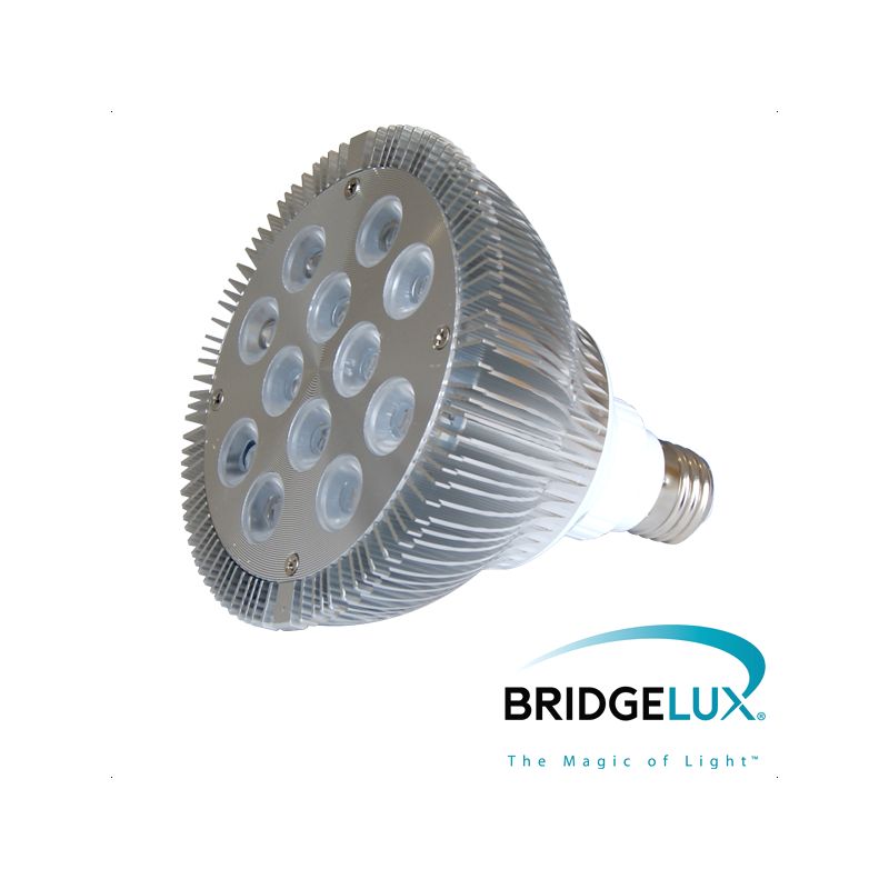Žarulja E27 PAR38 LED dimabilna 12x 1W topla bijela (Bridgelux led) X-LIGHT