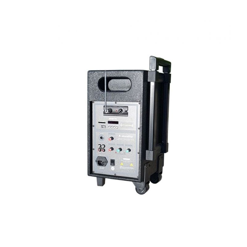 AKCIJA! Mini razglas CD823 , 60W 2-way USB/SDcard player, akumulator + bežični mikrofon X-AUDIO Cijena