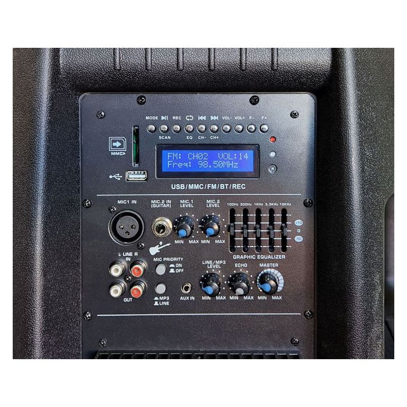 Aktivna zvučna kutija PRA15 2x 180W USB/SD/FM/BT X-AUDIO Cijena Akcija