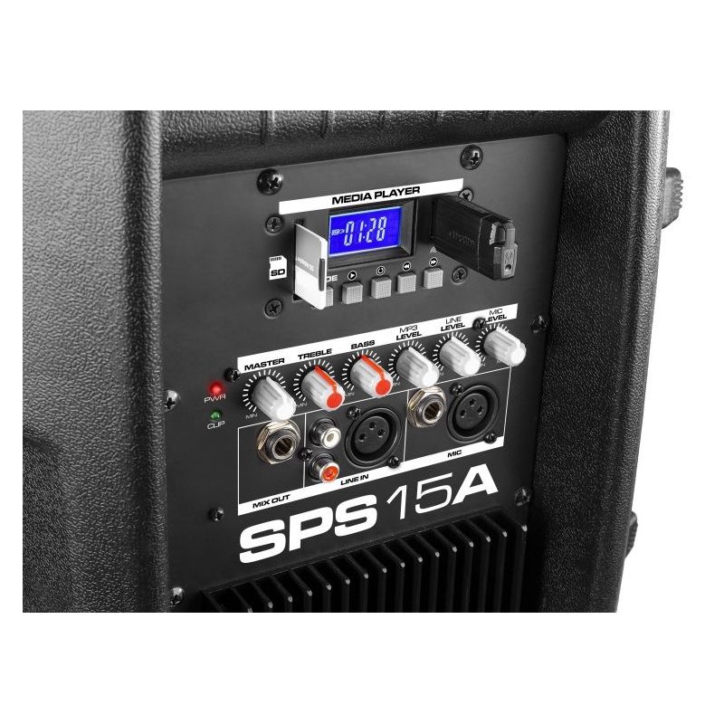 Aktivna zvučna kutija SPS15A MP3/USB/SDcard/BT sa stalkom VONYX Cijena Akcija