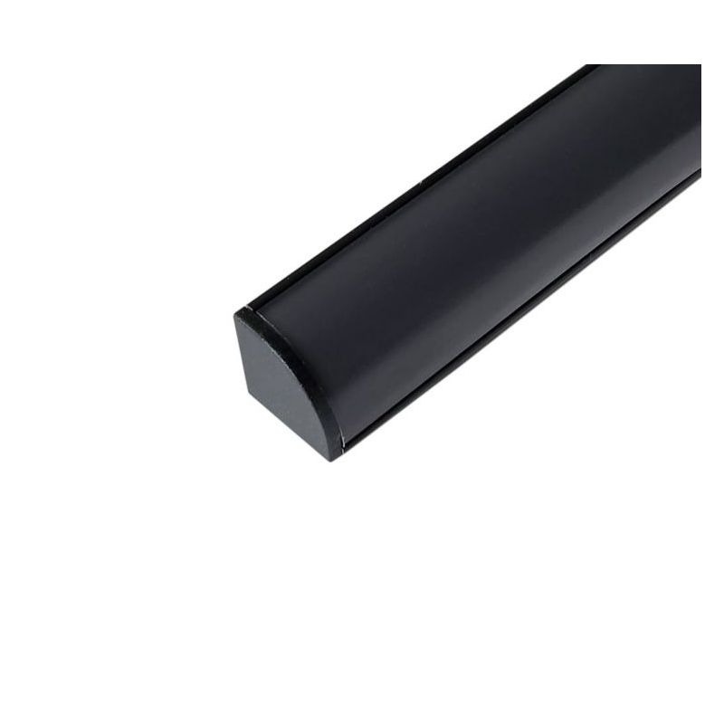 Al profil kutni crni za LED traku ALP-10B 2m + crni frost pokrov X-LIGHT Cijena