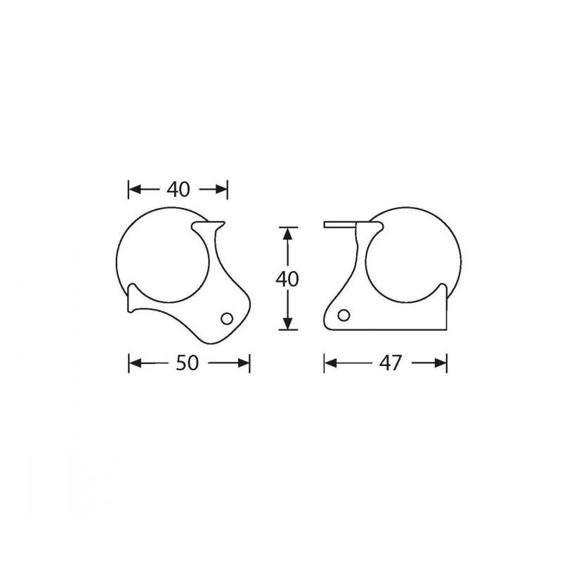 Ball corner - kuglasti kut za rack 30mm s integriranim kutom 40mm ADAM HALL Cijena