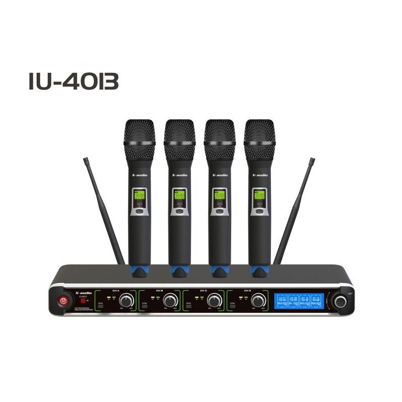 Bežični UHF set IU-4013 4 mikrofona X-AUDIO