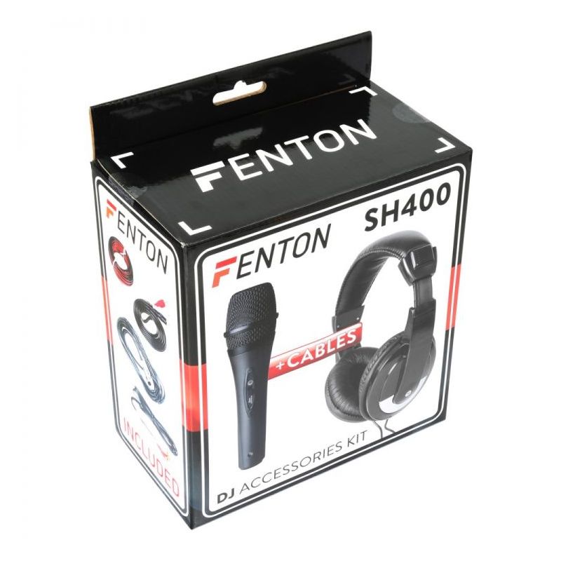 DJ set SH400 slušalice, mikrofon, kabeli FENTON Cijena Akcija