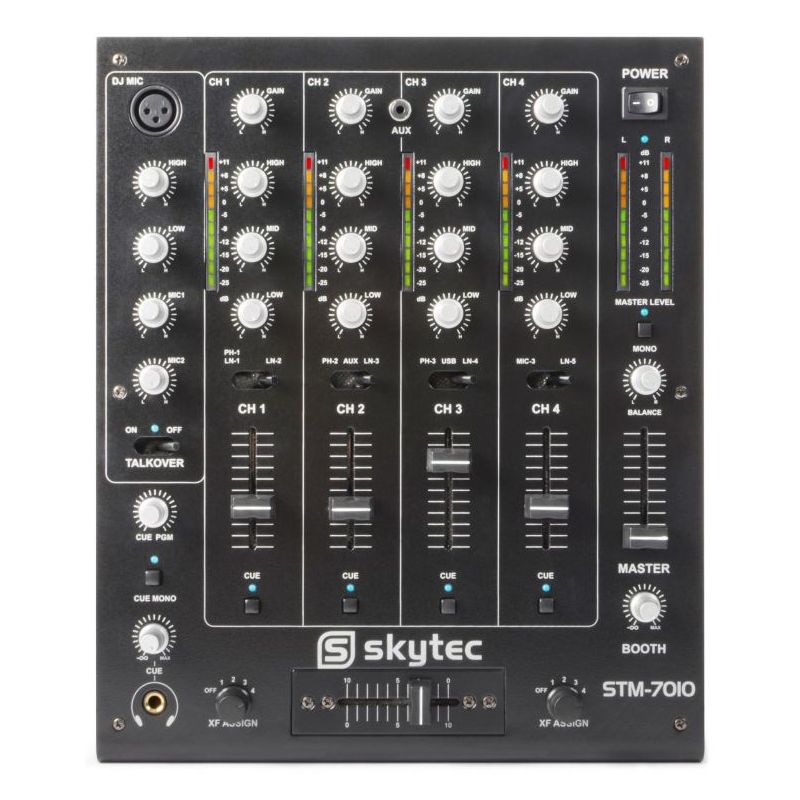 DJ USB mikser STM-7010 4 kanala SKYTEC Cijena Akcija