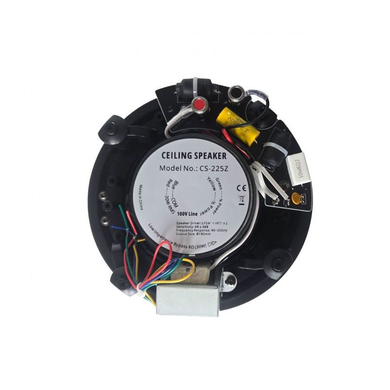 Framless Premium ugradbeni zvučnik CS225Z Pro 30W 100V 5” + 2x 1” crni X-AUDIO Cijena Akcija