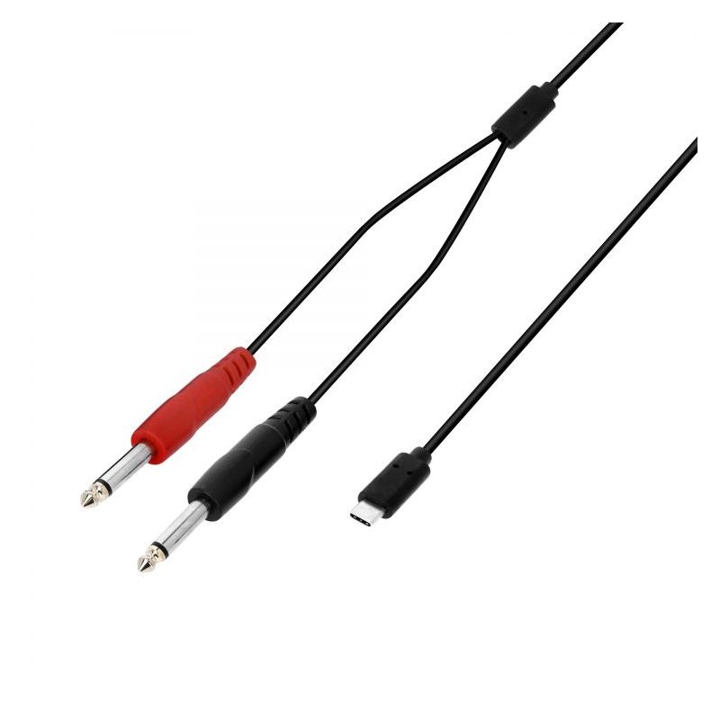 Kabel za mobitel K3YPPUSBC0150 2x TS Jack 6,3mm na USB-C 1,5m ADAM HALL Cijena