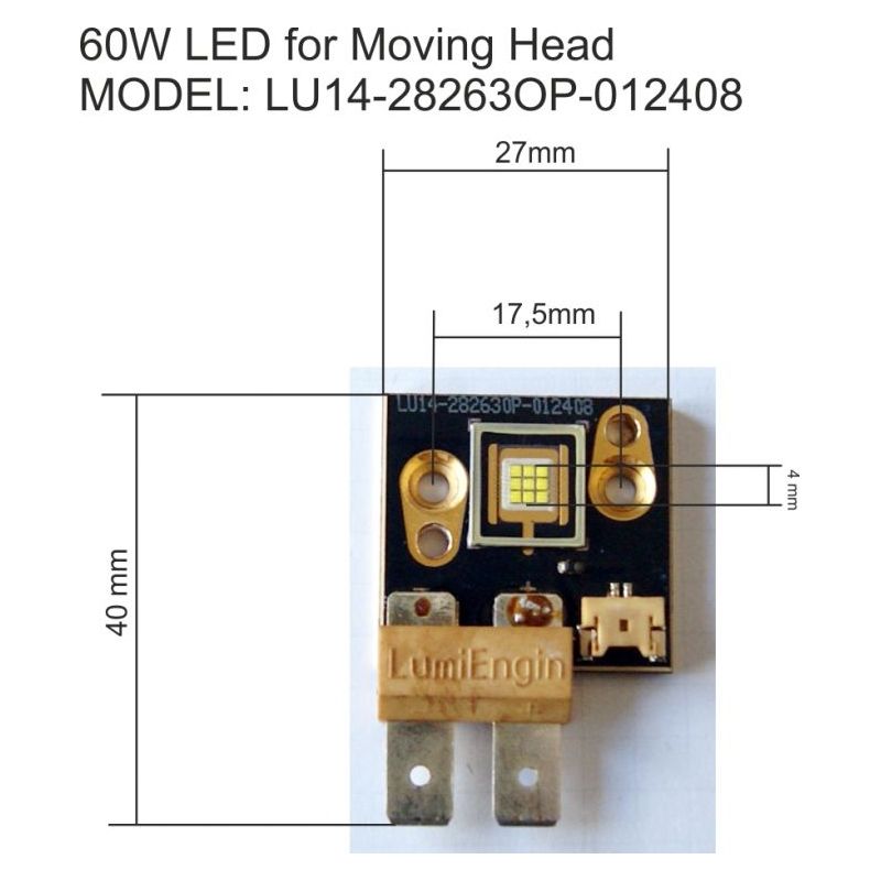 LED dioda 5V 75W za moving head  X-LIGHT