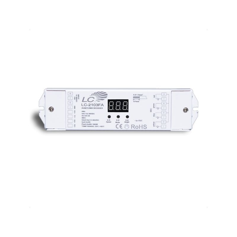 LED DMX dekoder 12-36V ulaz, 4x5A 4x(60-180)W + Stand Alone X-LIGHT Cijena