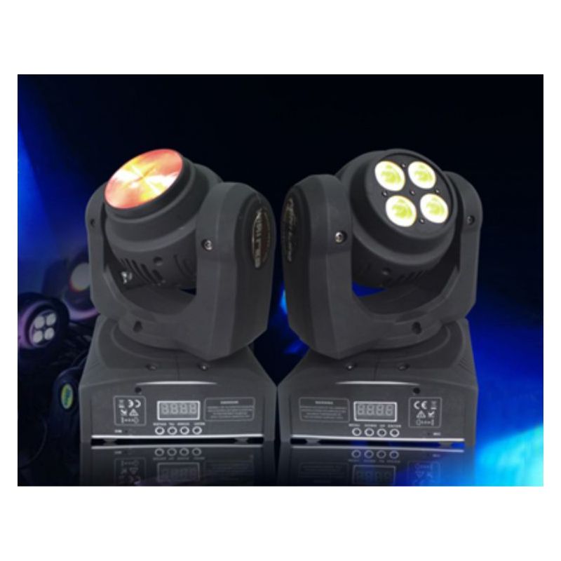 LED Moving Duo-Head RGBW efekt 1x 12W + 4x 10W X-LIGHT Cijena Akcija
