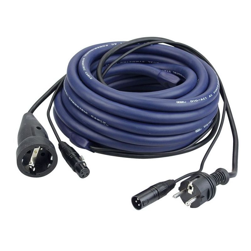 LIGHT Powersignal kabel 20 mtr šuko/XLR M/Ž DAP Cijena