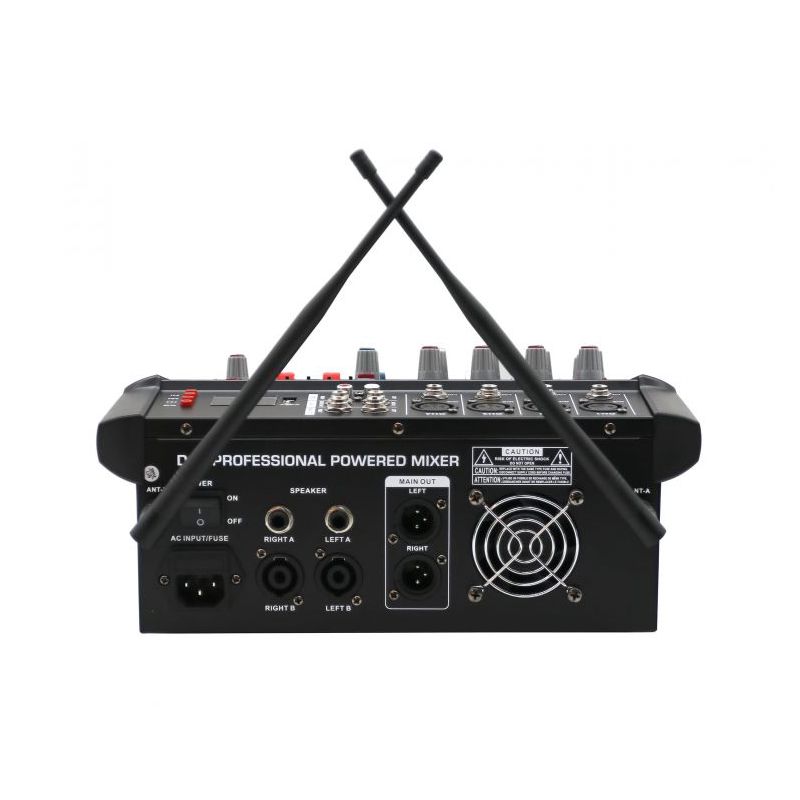 Mikser PMX-402 2x 250W s 2 bežična UHF mikrofona X-AUDIO Cijena