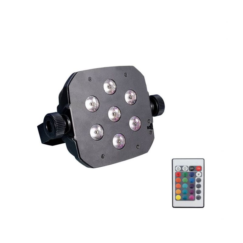 Mini Slim Par LED RGBW 7x 10W 4in1 s IR daljinskim X-LIGHT Cijena