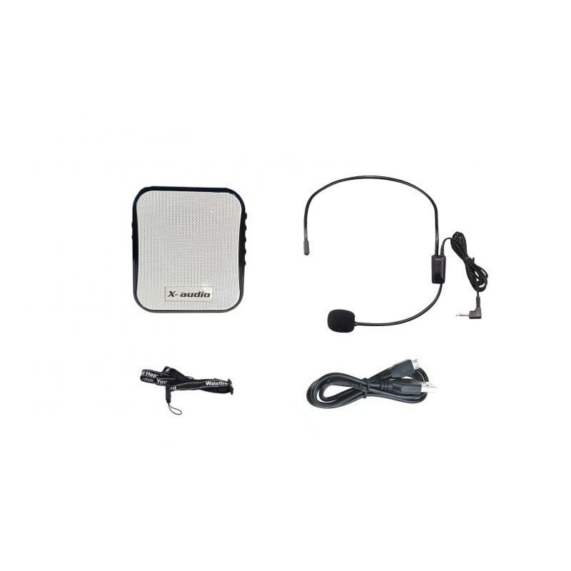 Mini zvučnik SH-178D za pojas USB/FM/SDcard/BT/Rec s naglavnim mikrofonom i baterijom X-AUDIO Cijena