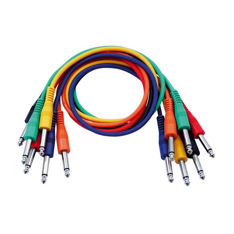 Mono Patch kabel 90cm - ravni konektori, pakiranje 6 boja DAP
