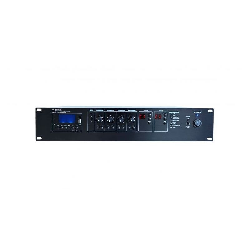 PA-2350MX Matrix pojačalo 100V 2x 350W s MP3/USB/Sdcard/BT/FM playerom X-AUDIO