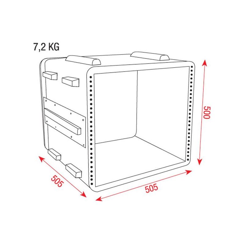 Rack Case 19’’ 10HE plastični kofer SHOWGEAR Cijena Akcija