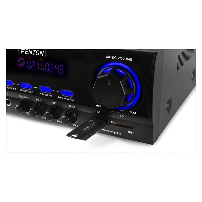 AV440 stereo HiFi pojačalo 2x 200W s MP3/USB/SD/BT FENTON Cijena Akcija