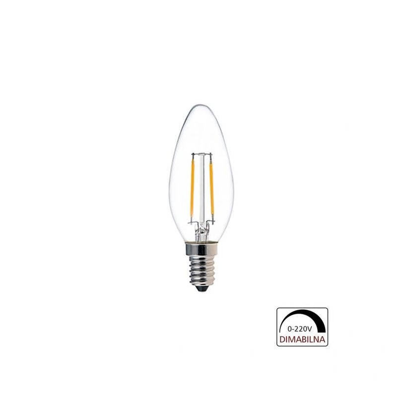 Retro Filament LED sijalica E14 2W dimabilna topla bijela X-LIGHT Cijena