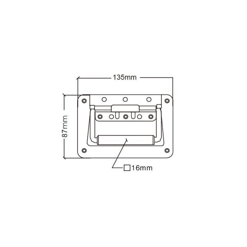 Ručka za rack mala 135x87mm s oprugom X-LIGHT Cijena
