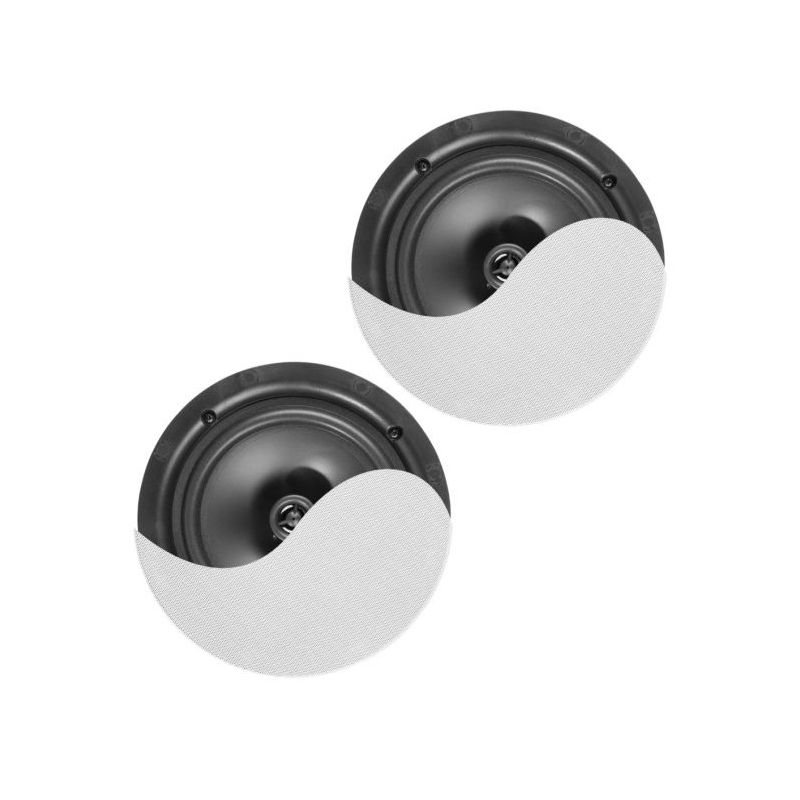 Set 2 ugradbena Framless bijela zvučnika 8”&nbsp; CS-816A s pojačalom i Bluetooth-om X-AUDIO Cijena