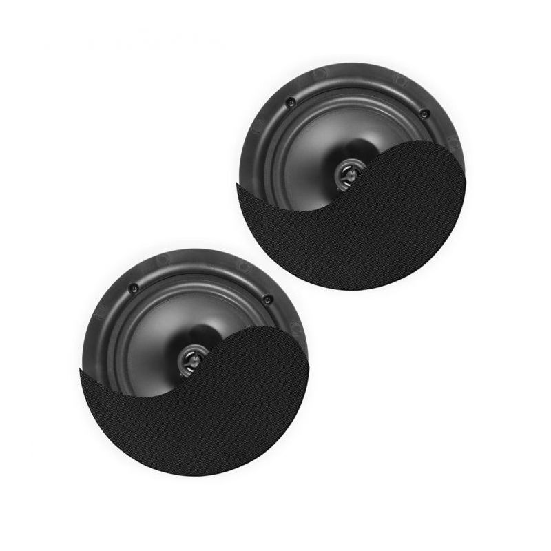 Set 2 ugradbena Framless crna zvučnika 8”&nbsp; CS-816AB s pojačalom i Bluetooth-om X-AUDIO Cijena