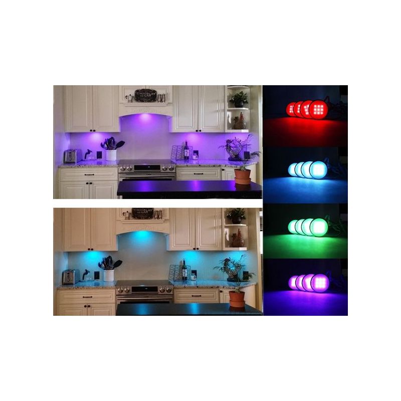 Set 4 LED lampe za ormar RGB s kontrolerom X-LIGHT   Cijena Akcija