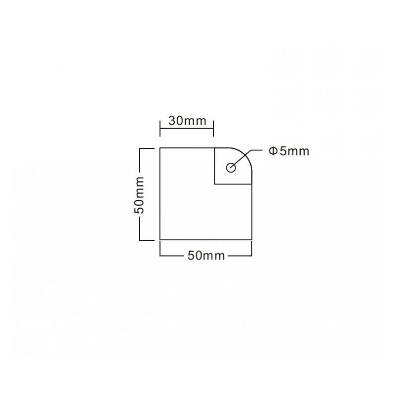 Square Case kvadratni kut 50x50mm s uprešanim utorima za 30mm lajsnu ADAM HALL Cijena