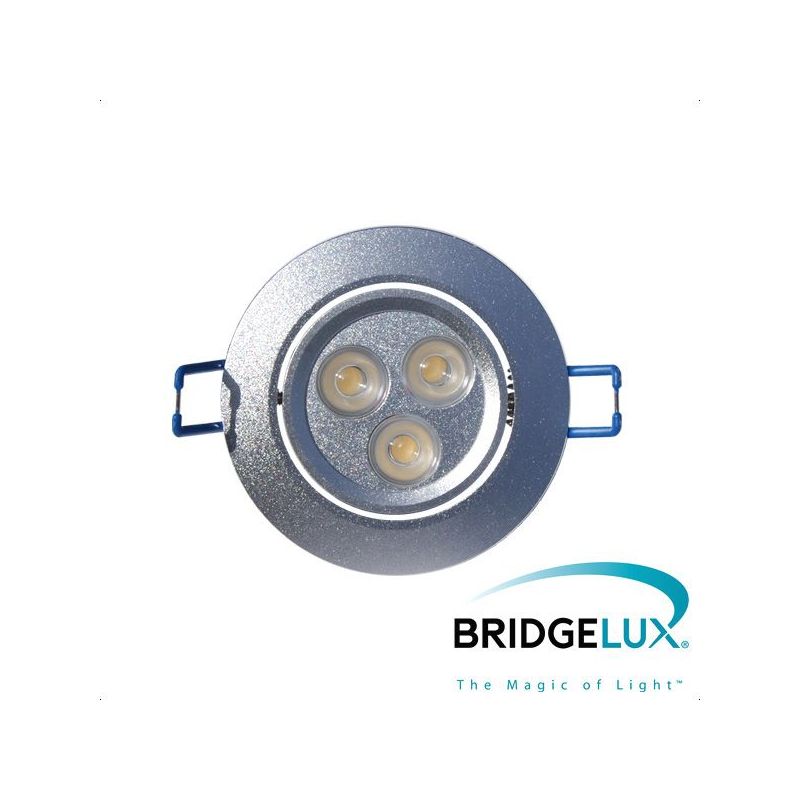Ugradbena LED lampa 3x 1W hladna bijela, dimabilna (Bridgelux led) X-LIGHT Cijena Akcija