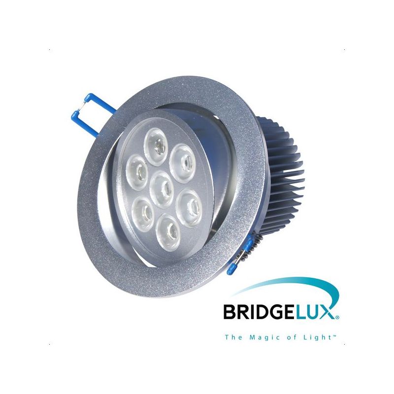Ugradbena LED lampa 7x 1W 60° hladna bijela (Bridgelux led) X-LIGHT Cijena