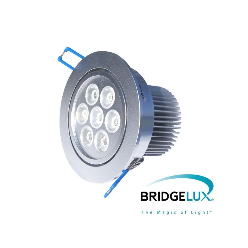 Ugradbena LED lampa 7x 1W hladna bijela, dimabilna (Bridgelux led) X-LIGHT Cijena Akcija