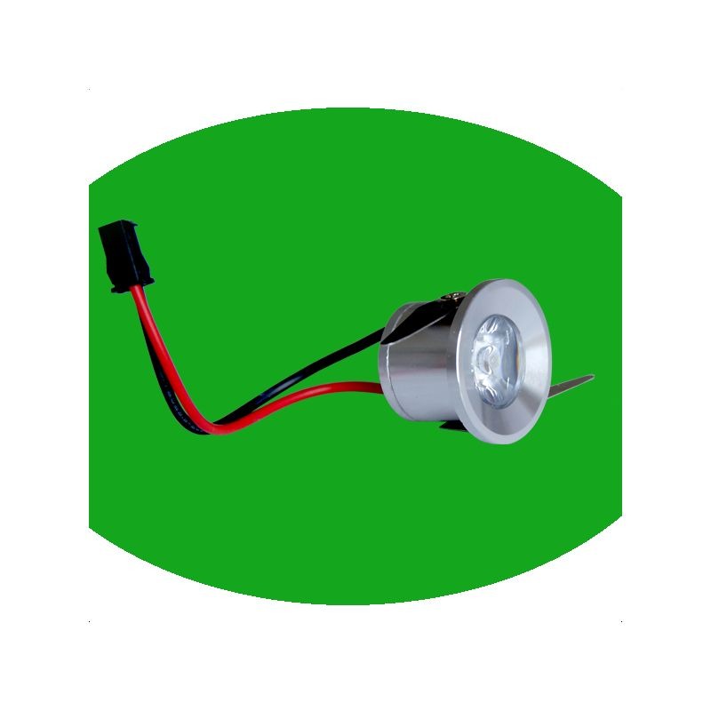 Ugradbena Mini LED lampa 1x 1W zelena bez napajanja (Epistar led) X-LIGHT Cijena