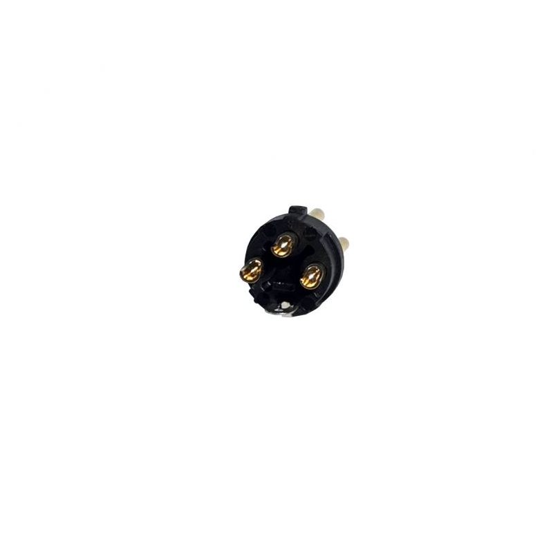 XLR konektor PCWM3-B muški 3-polni crni IP-65 zlatni kontakti X-AUDIO Cijena