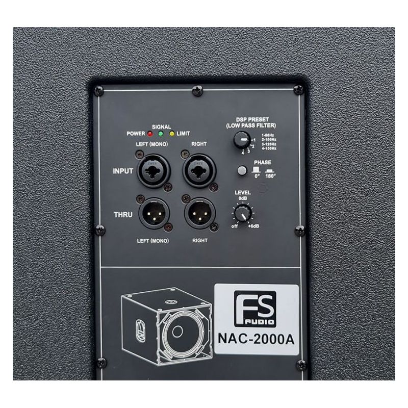 Zvučna kutija sub NAC-2000A DSP aktivna  FS AUDIO Cijena Akcija