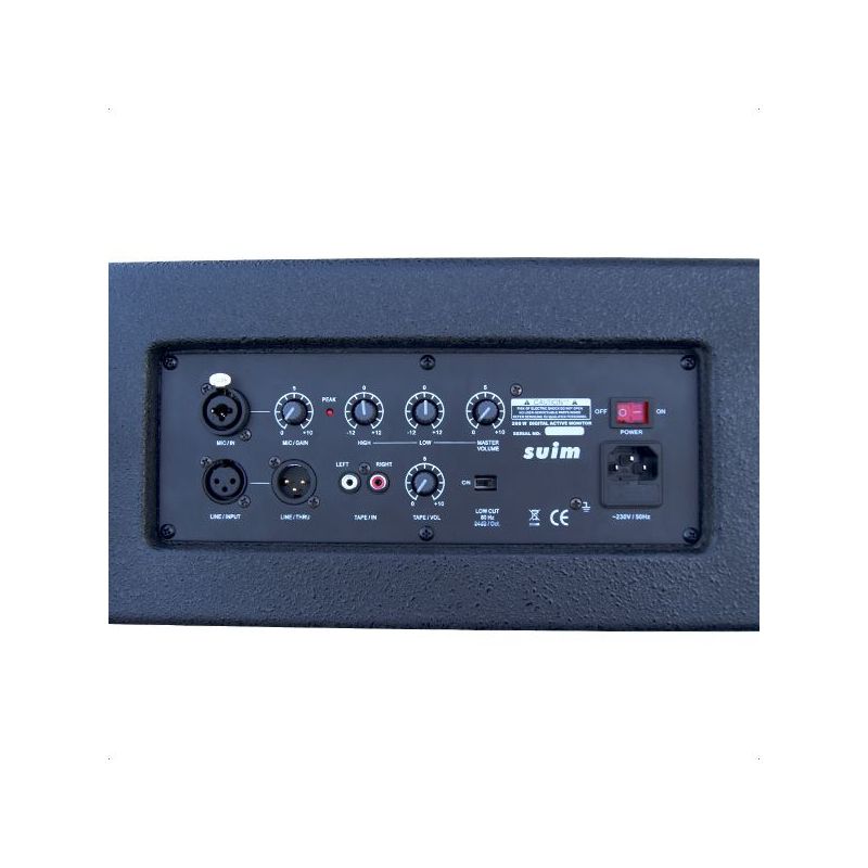 Zvučna kutija S-153MA aktivna 600W, 15’’ + 3/4’’ visoki SUIM Cijena