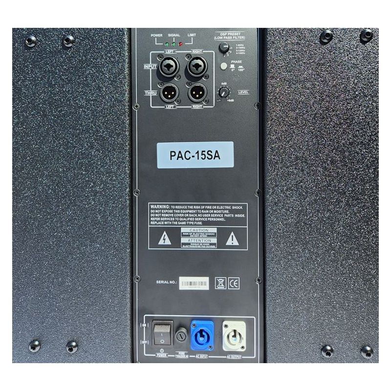 Zvučna kutija sub PAC-15SA DSP aktivna 800W RMS FS AUDIO Cijena Akcija