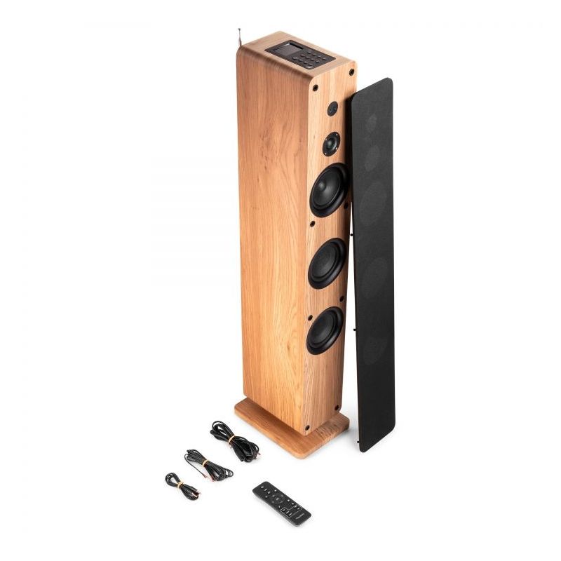 Zvučnik ARCO Tower Premium aktivni 160W USB/BT/DAB+/FM boja drveta AUDIZIO Cijena Akcija