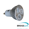 LED žarulja GU10 dimabilna 3x 1W topla bijela (Bridgelux led) X-LIGHT
