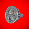 LED žarulja MR16 3x 1W 60°  AC/DC 12V crvena X-LIGHT