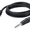 Kabel 3m XLR Muški/Stereo banana 6,3mm DAP