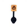 Powercon ugradbeni PAC3MPA-N-W amber IP-65 ulazni X-AUDIO